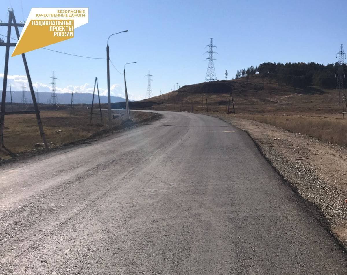В Прибайкальском районе Бурятии реконструкция дороги идет с опережением графика