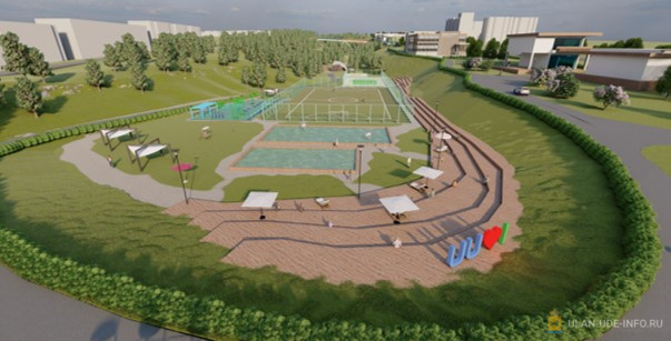 В Улан-Удэ появится  парк культуры и спорта за 244 миллиона рублей