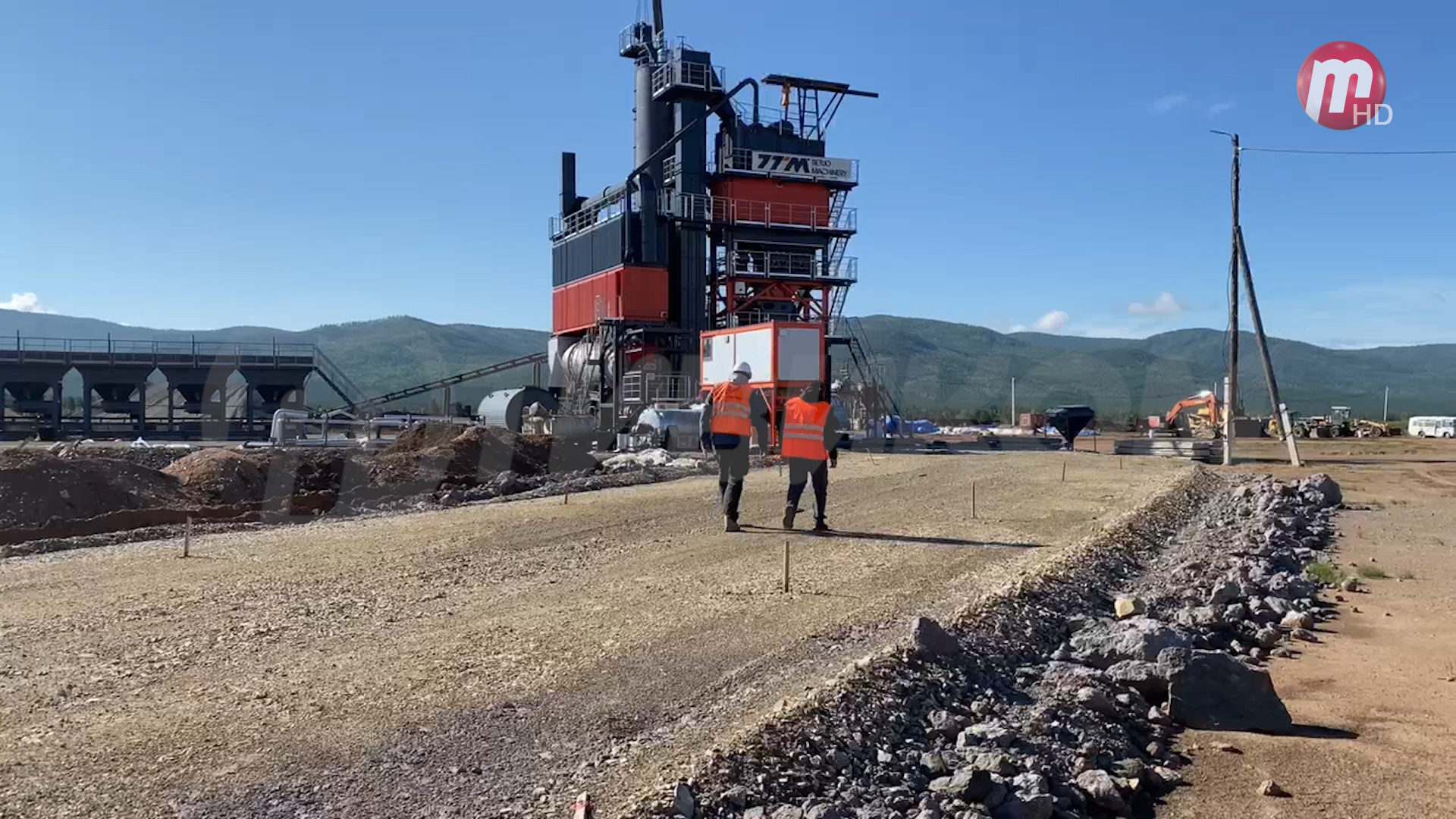 На региональной дороге в Хоринском районе Бурятии готовятся к укладке асфальта