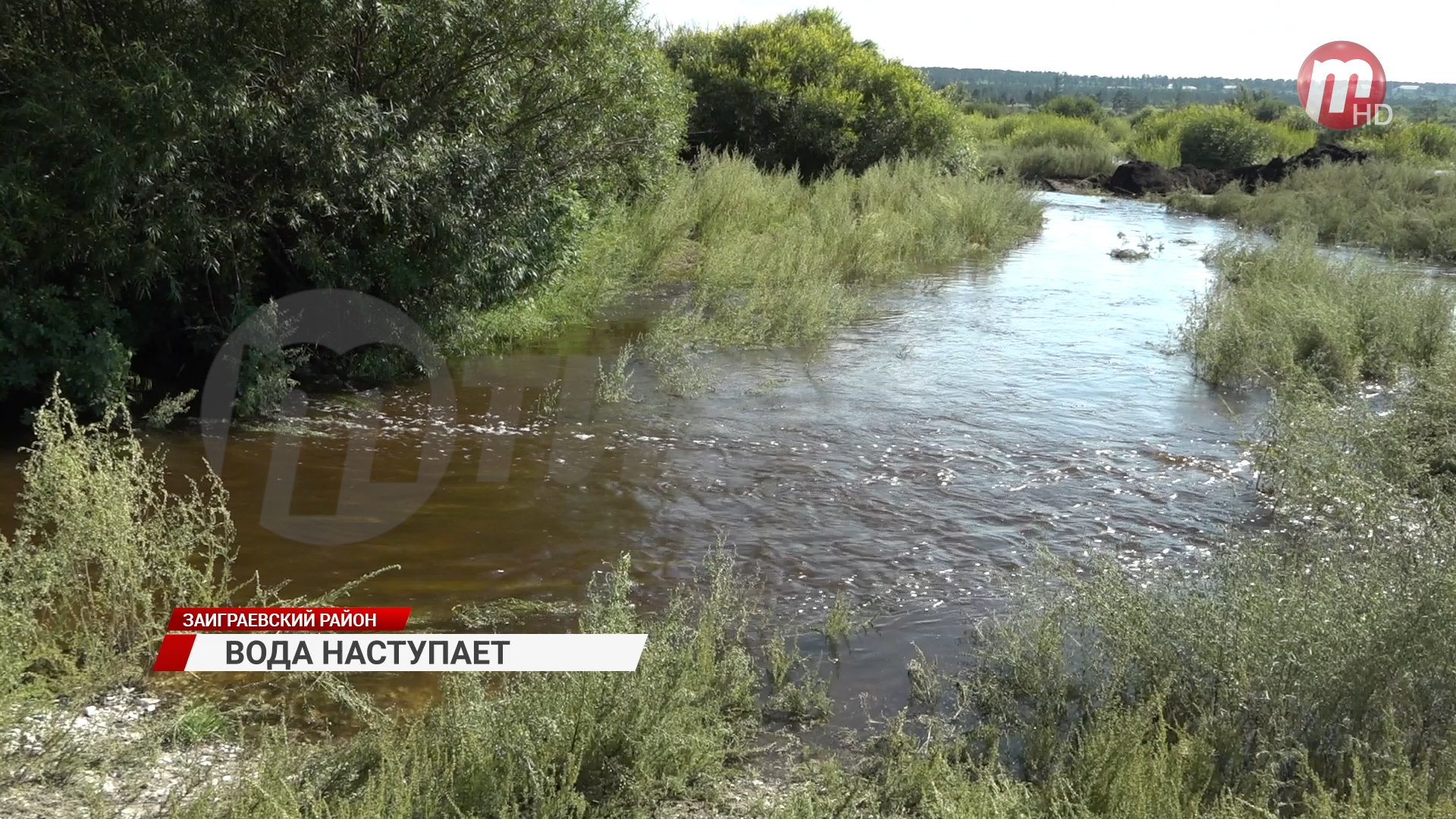 Большая вода в посёлке Усть-Брянь