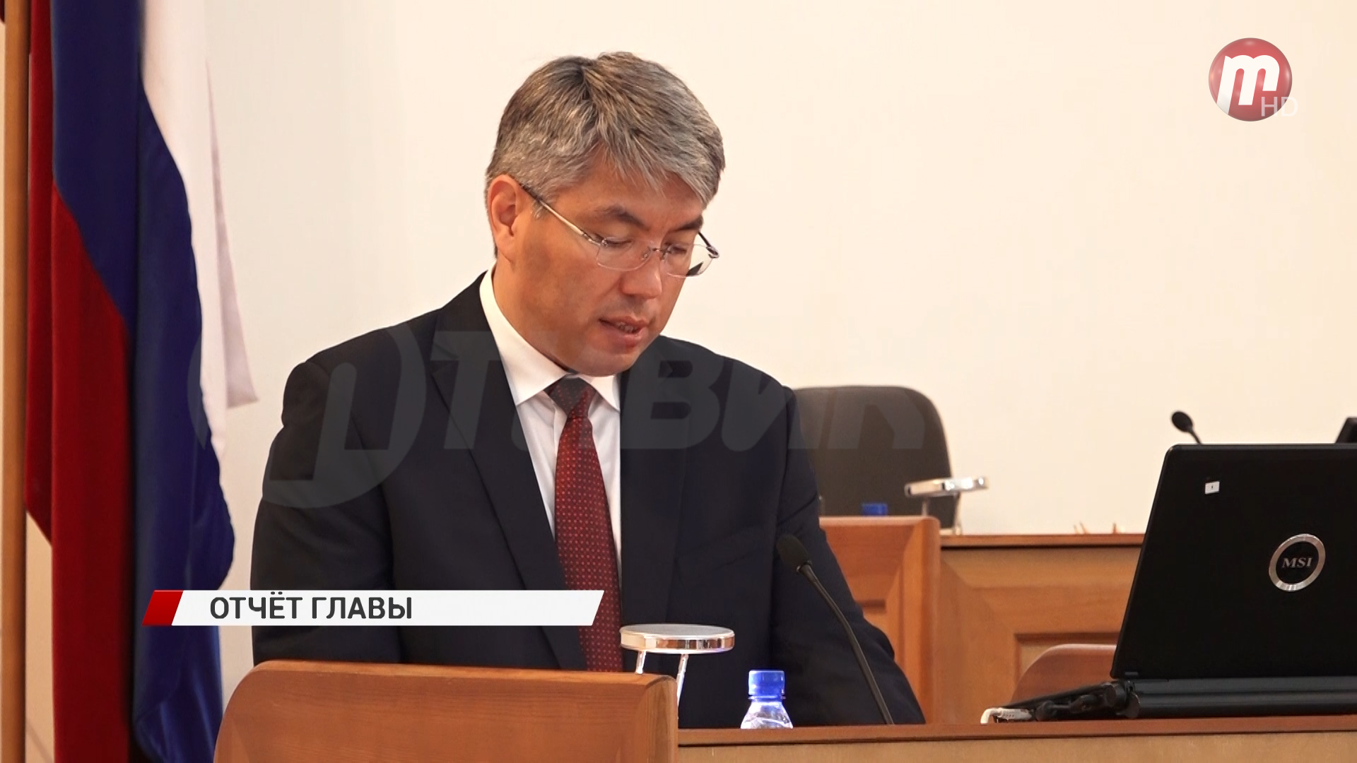 Алексей Цыденов отчитался перед Народным Хуралом о работе правительства за 2019 год